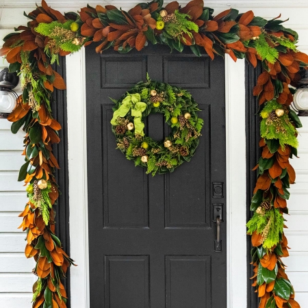 Golden Cedar Garland