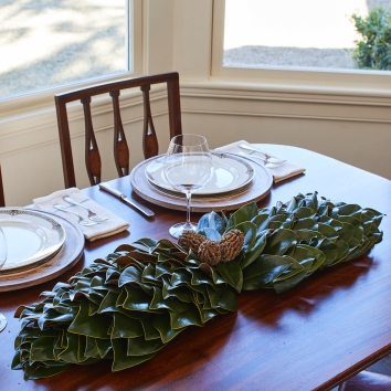 All Green Magnolia Centerpiece