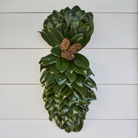 All Green Magnolia Swag