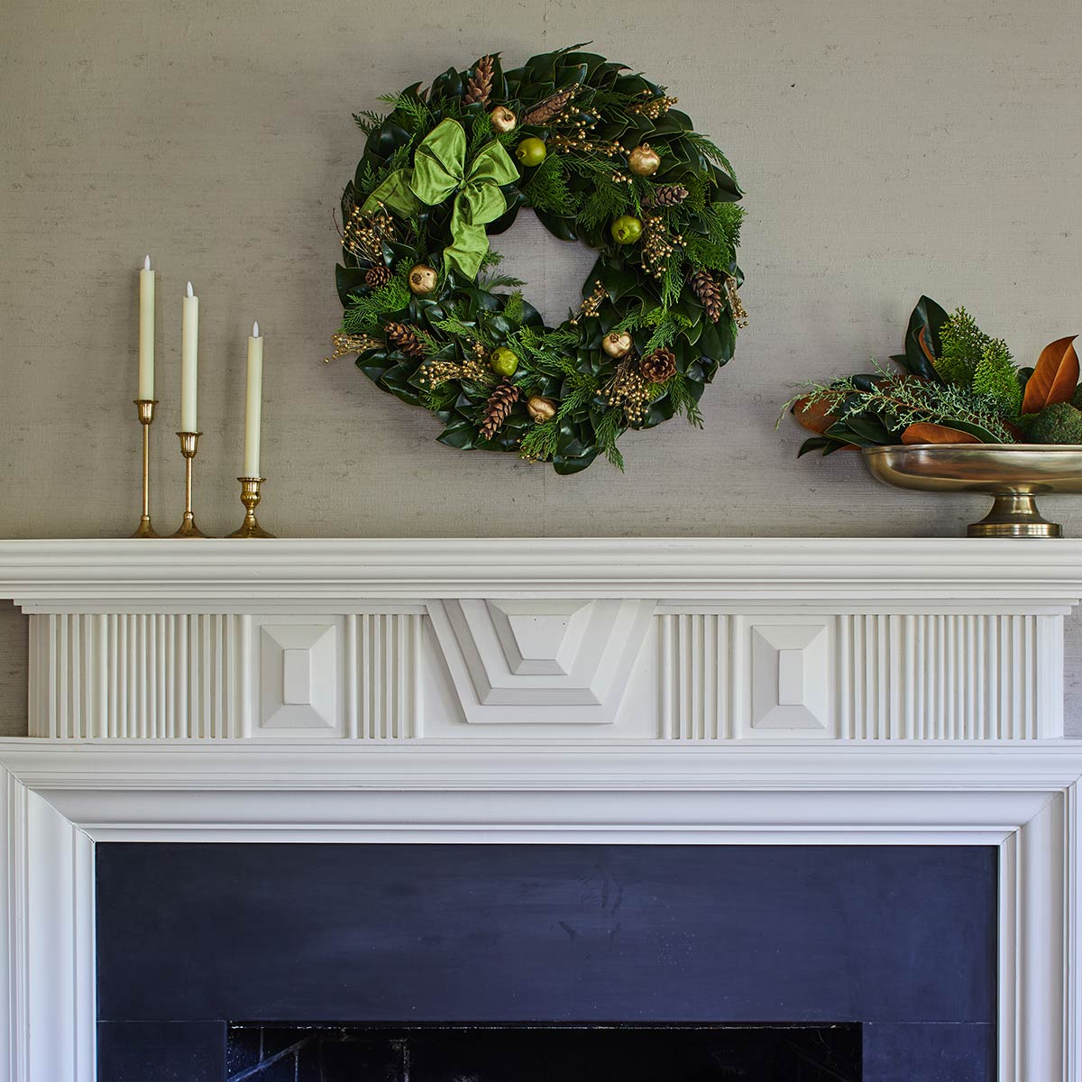 Golden Cedar Wreath