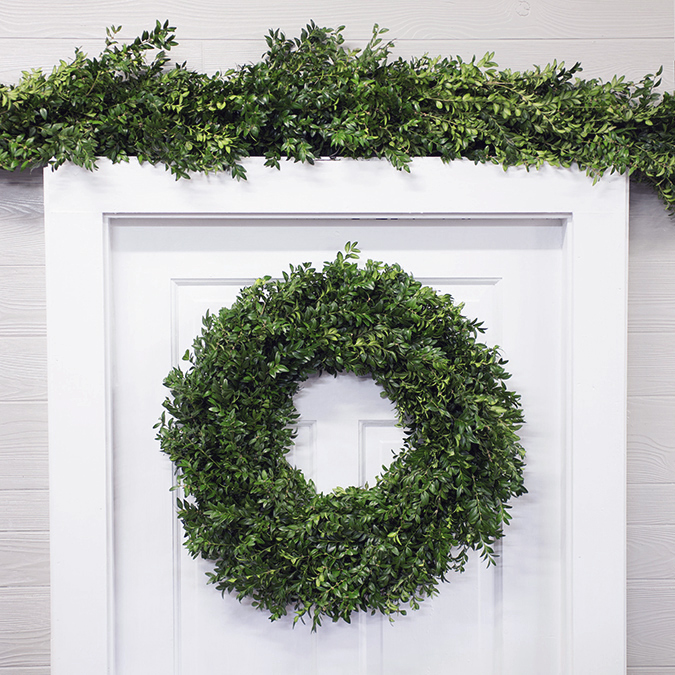 Fresh Boxwood Garland
