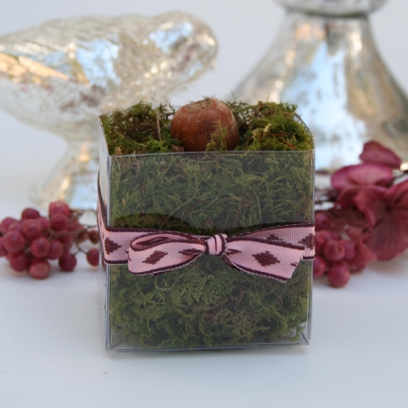 Single Front Pink Diamond Bow - No Lid