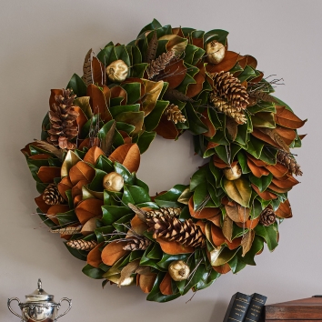 Golden Woodlands Wreath