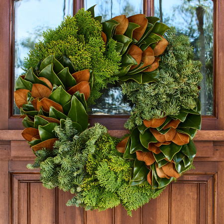 Evergreen Trinity Wreath