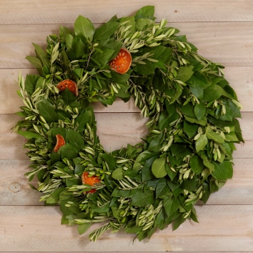 Citrus Sunrise Wreath
