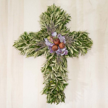 Peace & Pomegranates Cross